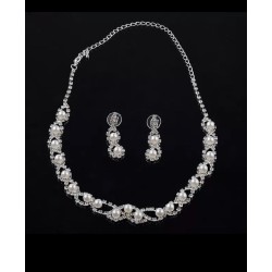 Parure strass & perles