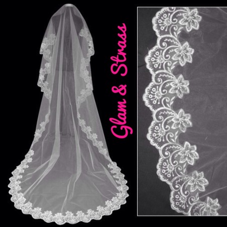 Long voile mariée